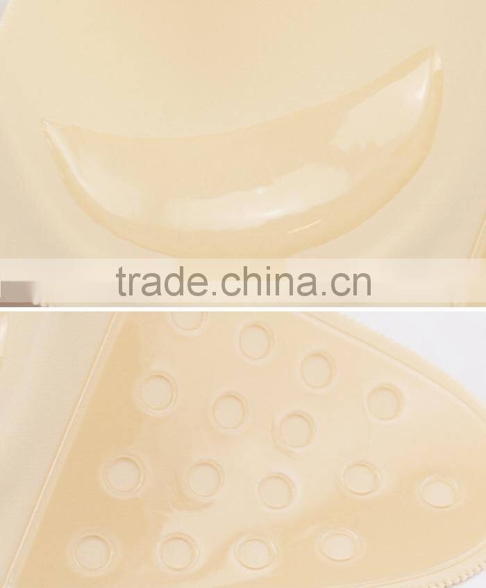 heated sexy double push up silicone bra