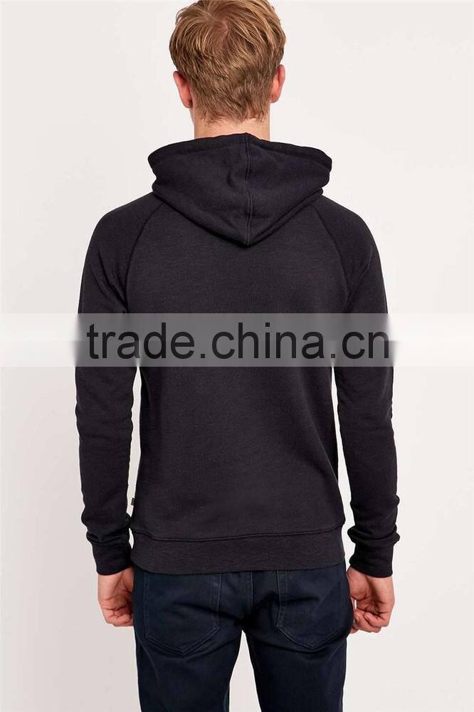 custom blank black crew neck pullover hoodie wholesale plain hoodies