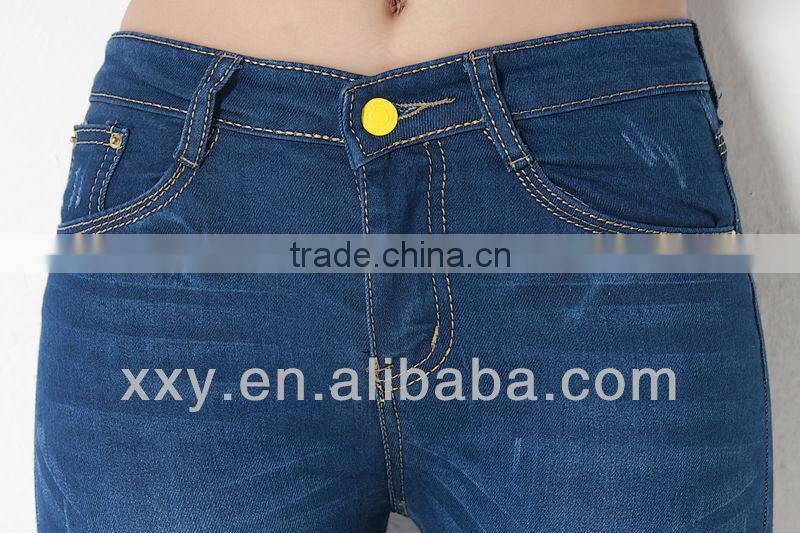 2012 Lastest Stylish Womens True Jeans Women Pants Black Color