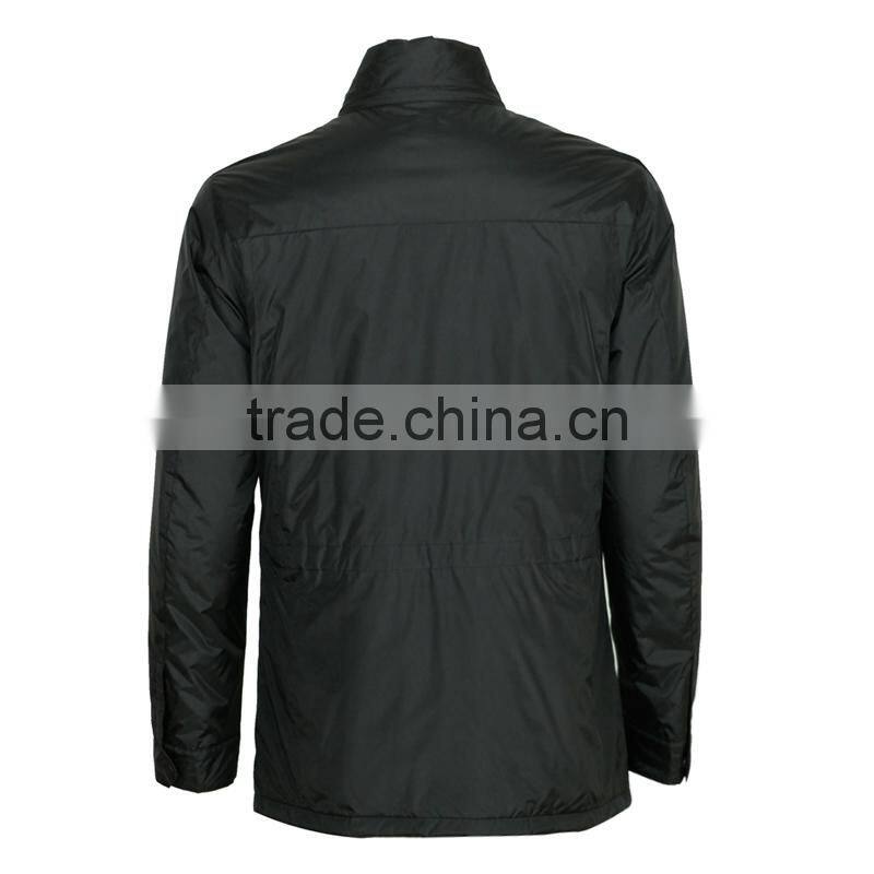 Men's Mulit Pockets Business Coat Type Jacket With Hidden Hood