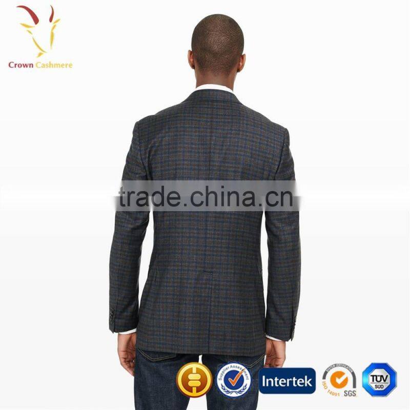 Mens Wool Blend Casual Suit
