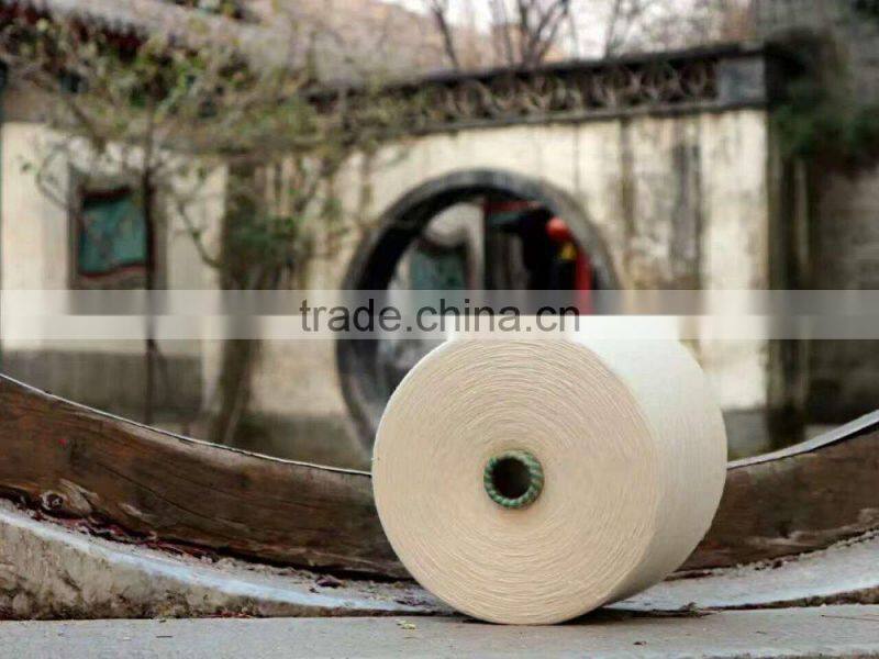 Hot sale CVC 20/80 100S/2 cotton blend yarn for fabric from China factory