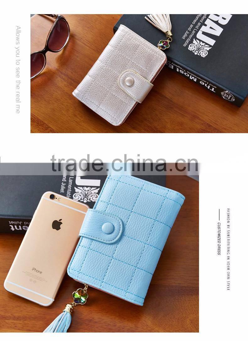 Classic Style Ladies Mini Card Wallets High Quality Popular Women Small Coin Wallet Purse Bag