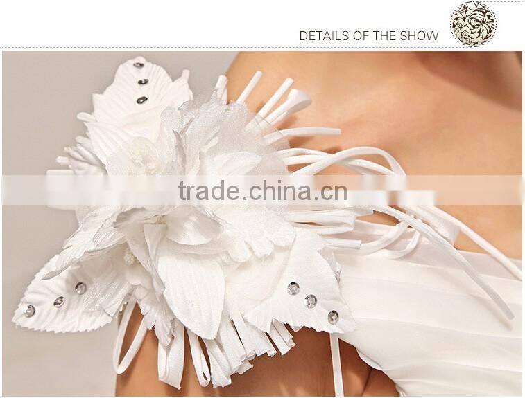 Beautiful Backless Bridal dress simple bride gowns