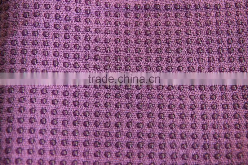 2017 hot sale machine Washable Yoga Towel With Non-slip Silicone Dots microfiber towel