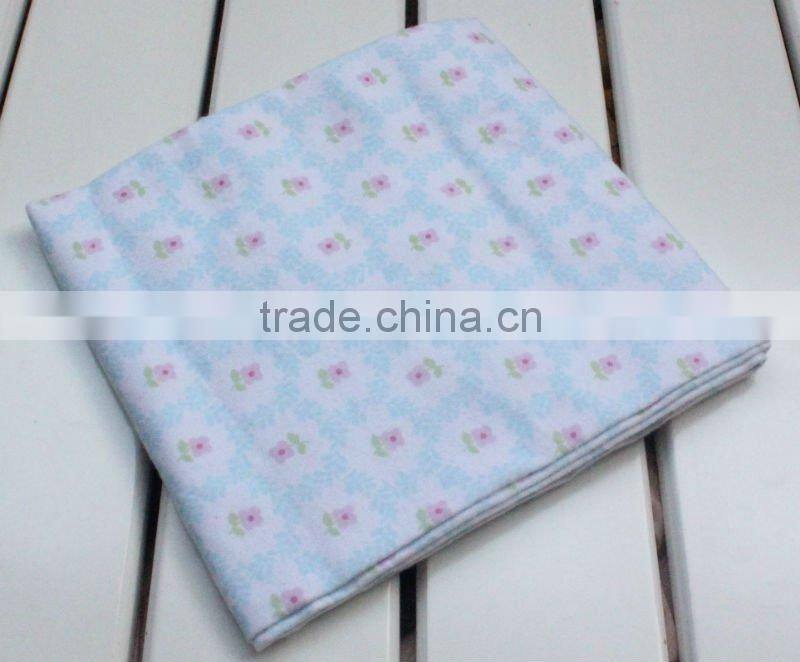 OEM factory or stocked designs 102*76cm Baby Receiving Blanket, Flannel Blanket, 100% Cotton Baby Blanket