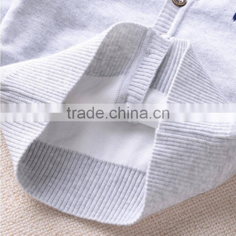 New 2016 Hot Autumn Children Sweater Boys Knitting Cotton Sweater Cardigans