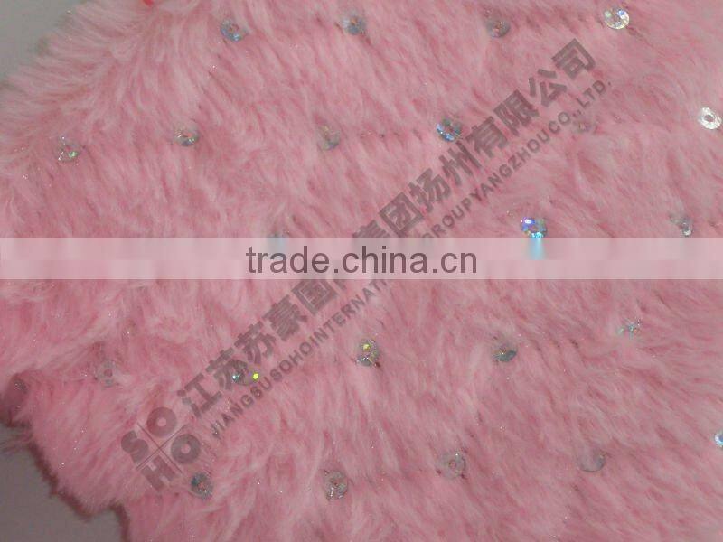 plush cloth TPR sole art shoes slipper forgirl Women Snow Boot