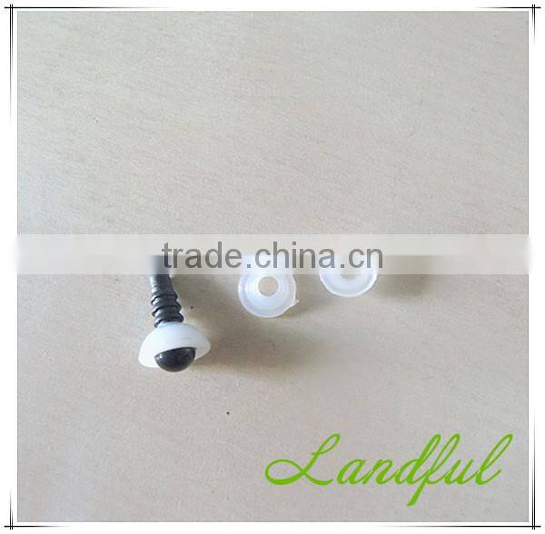 Black Plastic Eyes with Washer for Plush Toys Bear DIY