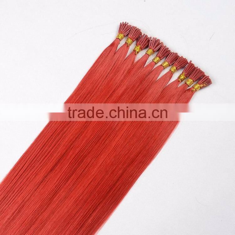 Alibaba China market 100% human hair , i tip hair