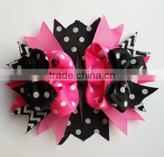 2015 kids hairpin beautiful headdress flower headmade bowknot