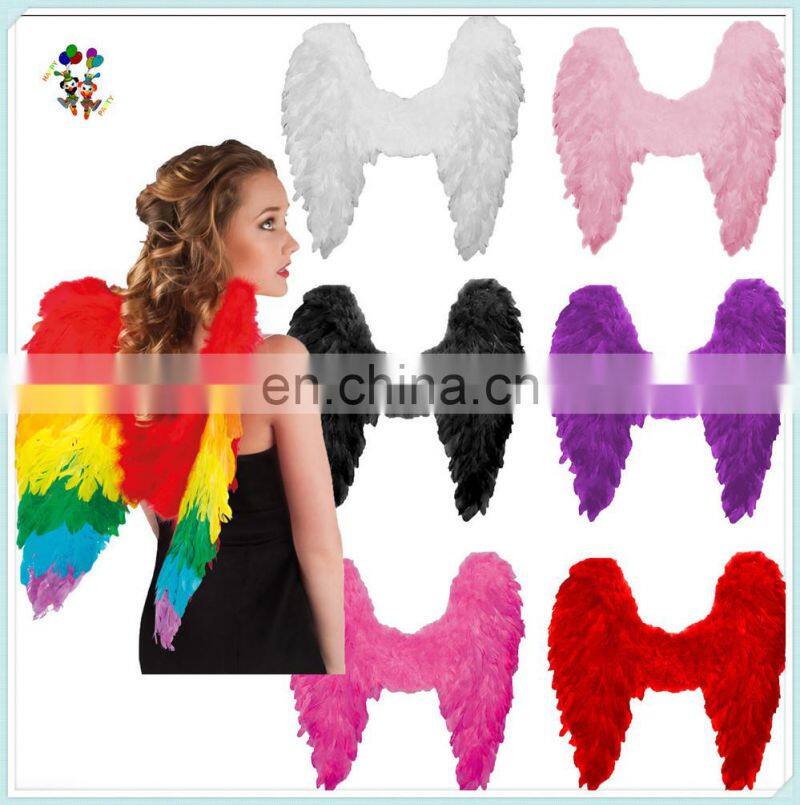 Adult Party Costume Hot Pink Large Feather Angel Wings HPC-0853