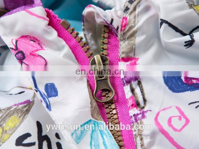 2017 Animal Wholesale Children Custom Outfit Kids Bomber Rain Jacket