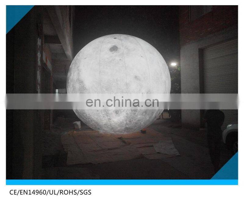 hot sale china middle autumn day decoration led inflatable moon ball