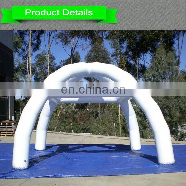 Advertising inflatable wite arch dome tent for trade show
