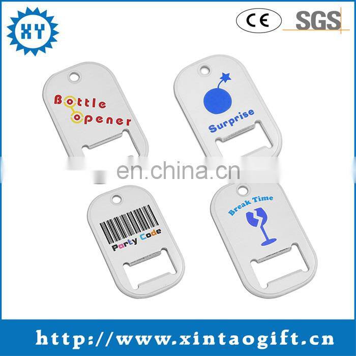 open beer bottle with fridge magnet