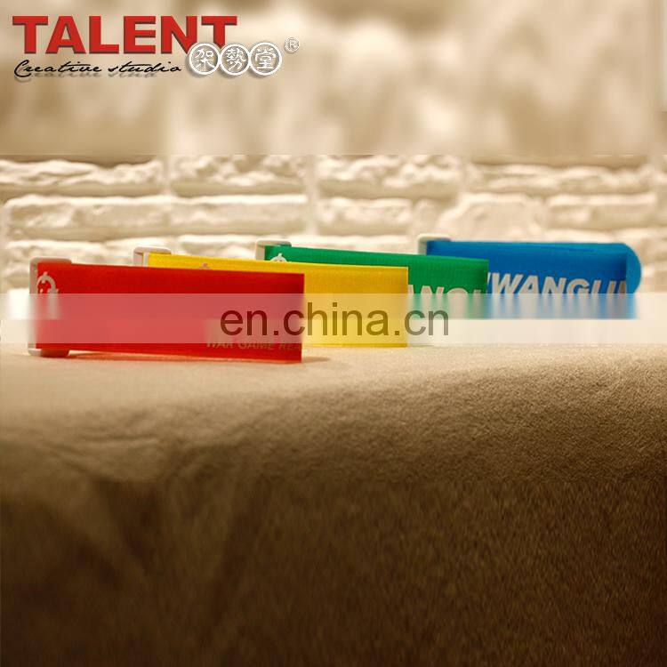 Custom made printing private brand name logo hook&loop with best quality