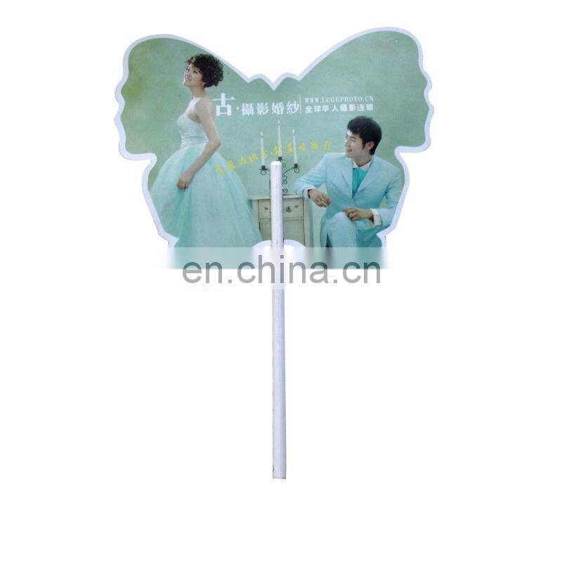 nice quality logo design customising printed hand held fans