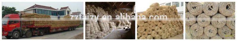 Simple Rice Straw Rope Making Machine | Hay Straw Knitting Machine | Reed Straw Rope Spinning Machine