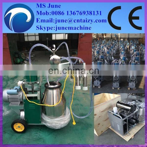 Single Twin Bucket Vacuum Pump Piston Milking Machine for Cow and Goat