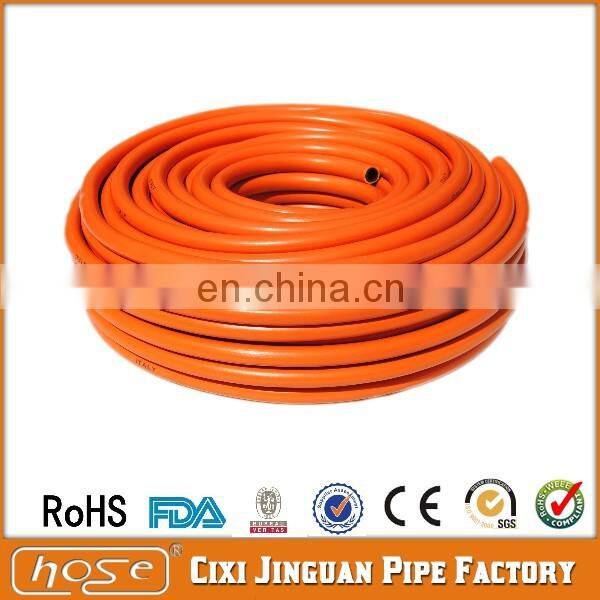 LPG Dispensing Station Cooker PVC Yellow Flexible Natural Gas Hose Cheap for Stove Outdoor