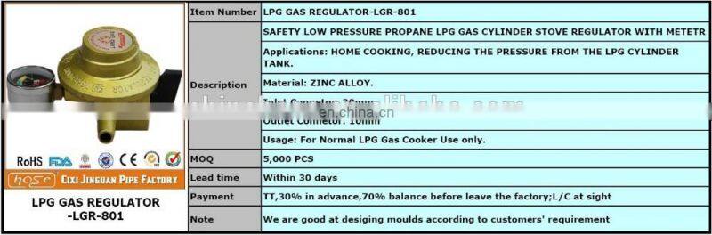 Kenya Ghana Cheap Good Quality 8mm 20mm Silver LPG Gas Cylinder Regulator LPG Gas Valve Regulator LPG Gas Regulator With Meter