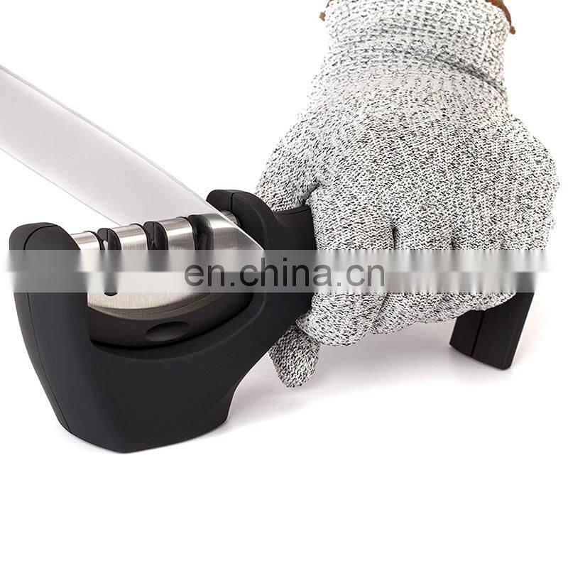 3-Stage Kitchen Sharpening Tool Knife Sharpener For Polish Blades
