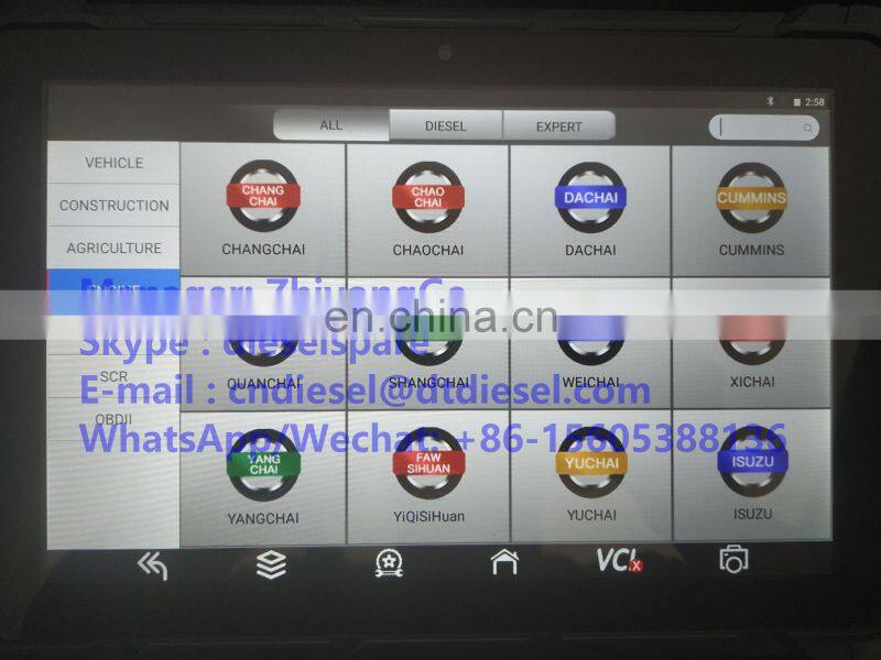 Diesel vehicle scanner DT-710 for 12v and 24v