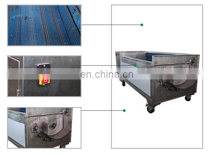 multifunction one process brush vegetables potato washing and peeling machine