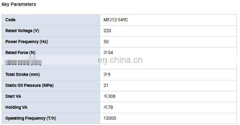 MFJ12-54YC Rexroth hydraulic Solenoid Valves Solenoid coil with good quality