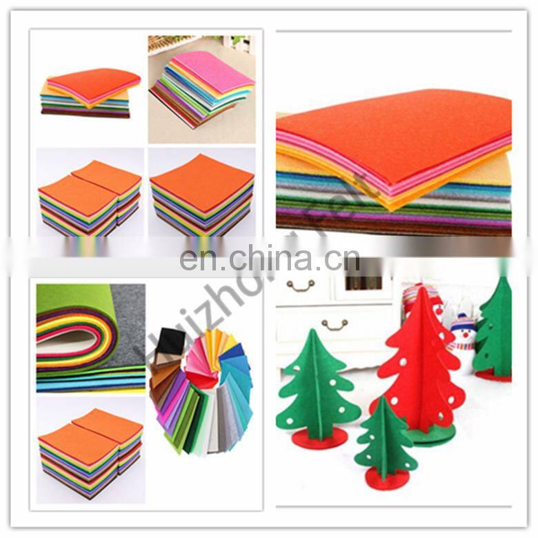 Factory Direct Wholesale High Quality Polyester Fabric Colorful Hard Felt