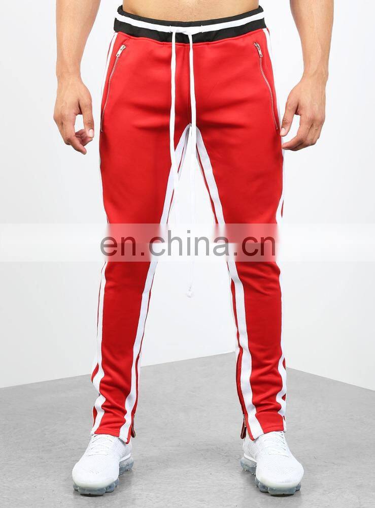 DiZNEW 2019 wholesale high quality stripe track pants trousers for men