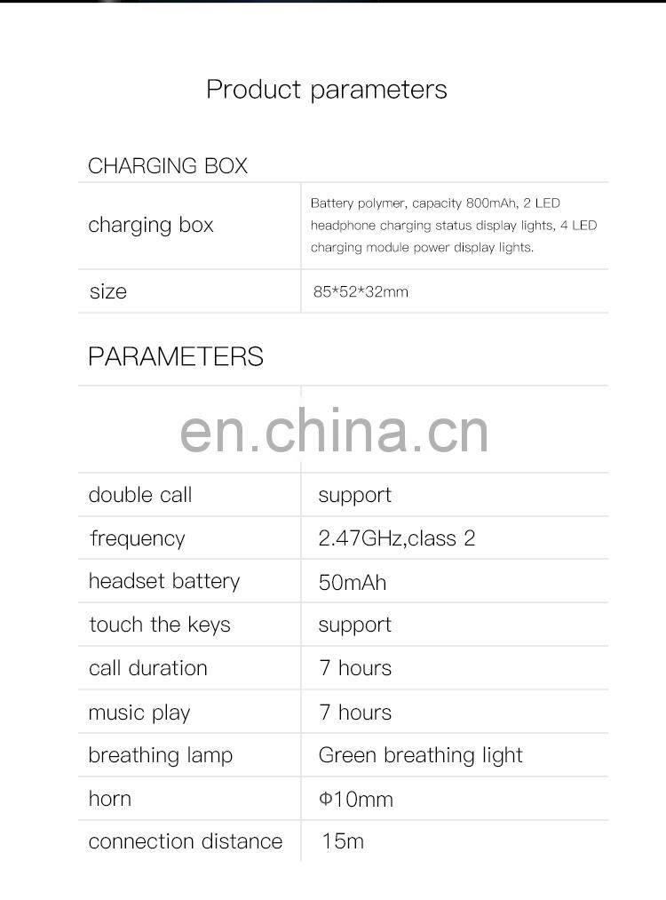 Mini Wireless Earphone Cheap Earphones With Mic Bluetooth Stereo Earphone