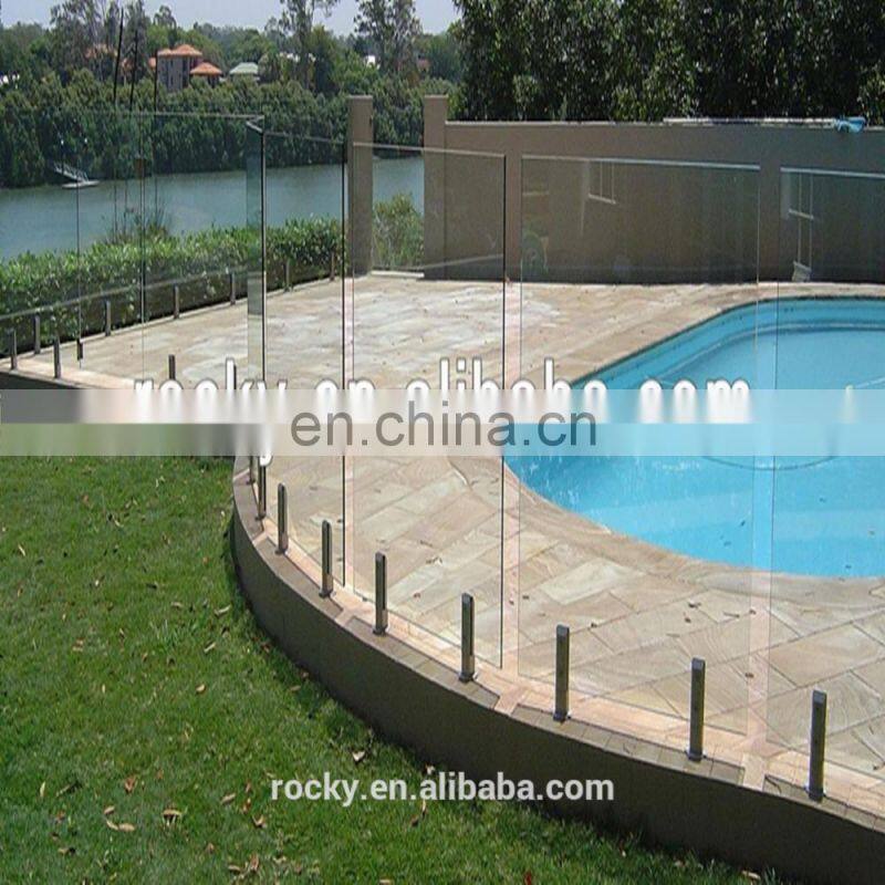 glass railings tempered glass fence panels frameless glass balustrade railing aluminium profile system