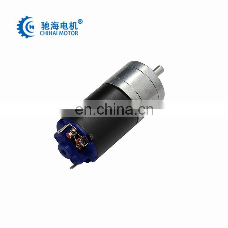 chihai motor 25-370K High Speed Permanent Magnet Miniature DC Metal Tooth Speed Reduction Motor DC 6V 12V