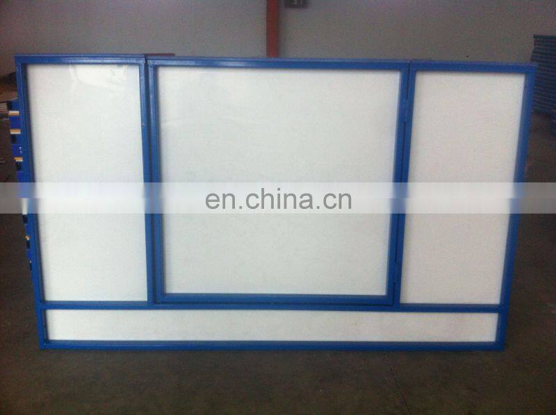 ice skating rink HDPE board with steel frame ice hockey board