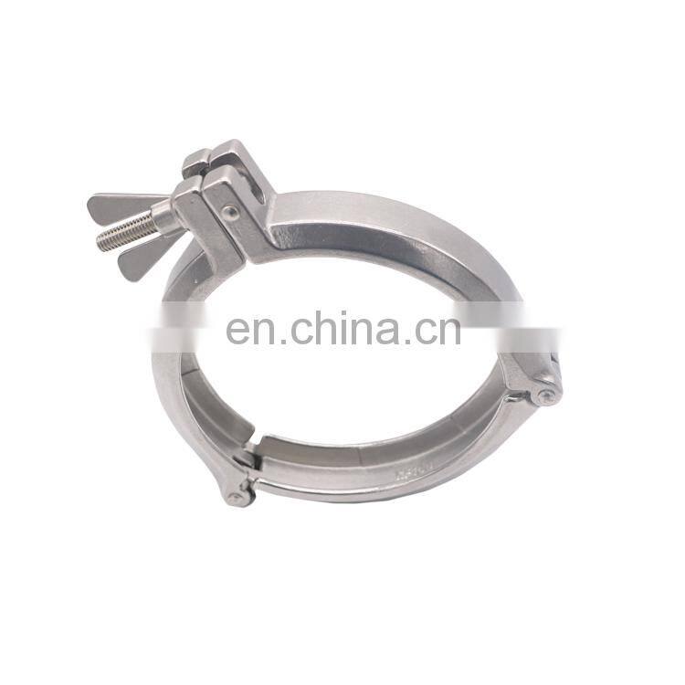 SS304 KF80 vacuum three-piece clamp for quick connection
