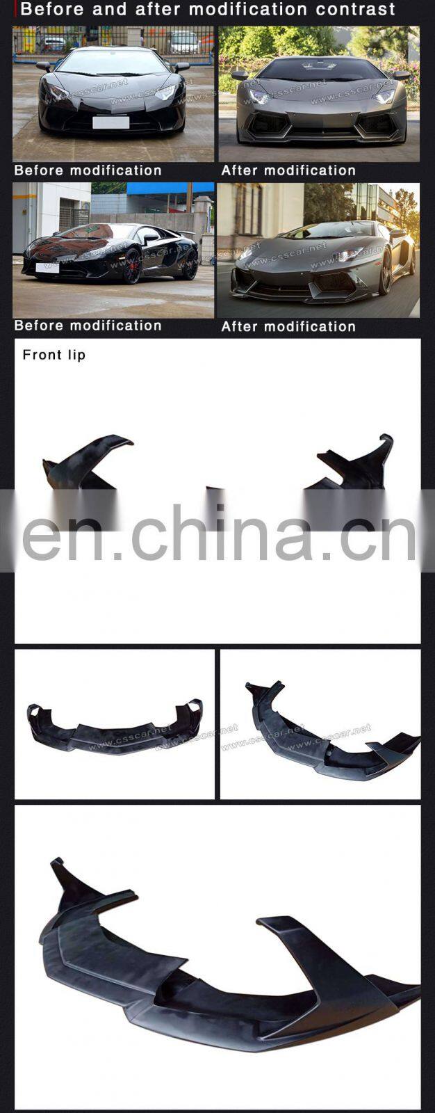 Hot Sale Vors Style Carbon Fiber Front Lip Diffuser For Lambor Aventador Lp700