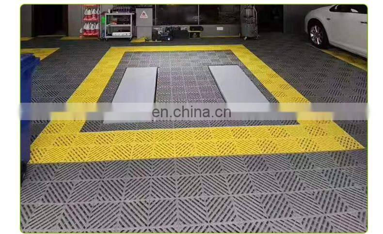 strong interlocking plastic garage floor tiles garage/workshop/warehouse