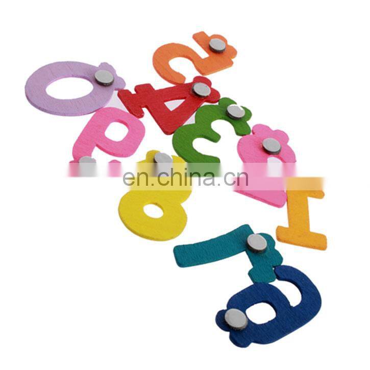 X mas Gift Set 10 Number Wooden Souvenir Fridge Magnet Education Learn Cute Kid Baby Toy 3D Fridge Magnet
