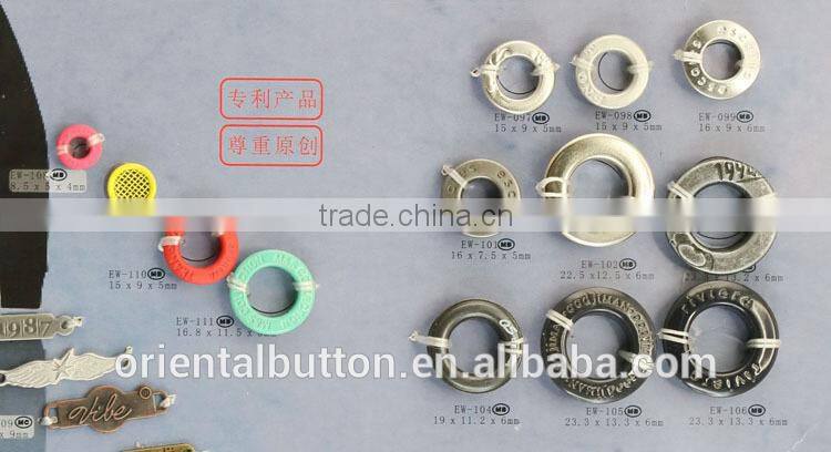 45mm 35mm 28mm 25mm metallic color metal washer eyelet for curtains