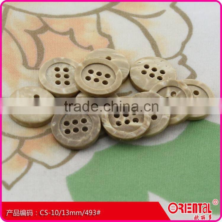concise natural buttons for shirt with holes