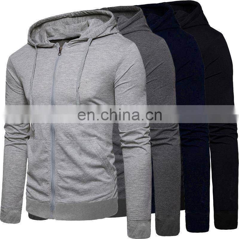Wholesale Large Size Logo Men's/Women's Spring and Autumn Long Sleeve Hooded Cardigan jacket jogging suit