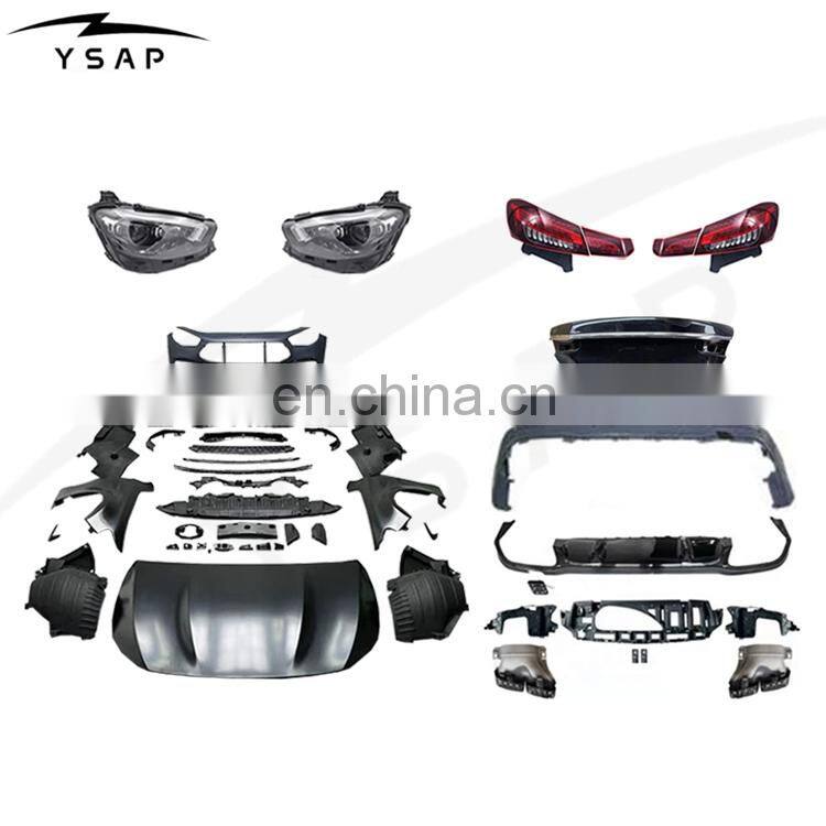 NEW High quality auto body parts facelidt body kit for 16 E class W213 upgrade to 2022 E63 1:1 kit