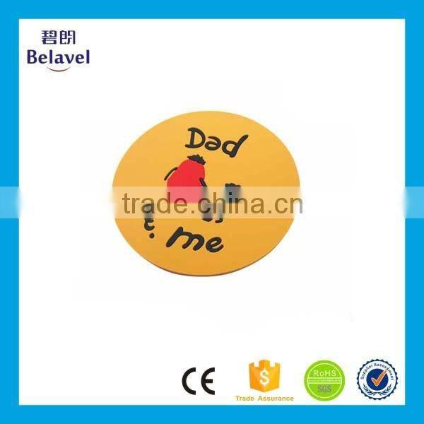 OEM cheap drinking pvc coaster custom pvc silicone coaster