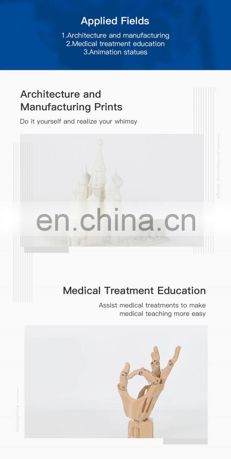 noiseless large build size CR 10V2 3d printer kit with top-quality innovatory 3d printing printer accessories filament