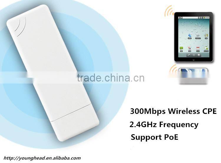2.4ghz high power outdoor 2-3km wireless wifi bridge cpe receiver with directional antenna