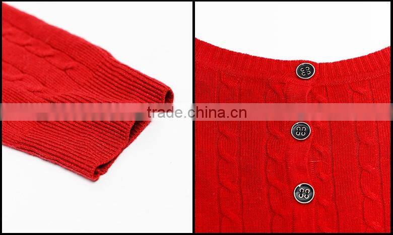 Special design chashmere knitted sweater for fashion ladies