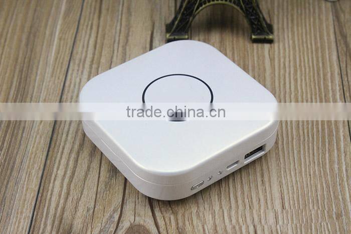 Mini fashion cosmetic mirror power bank 10400mAh phone charger