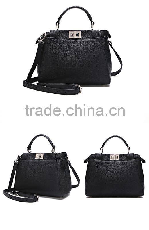 2016 new model lady handbag shoulder bag pu lady bag